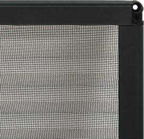 vidaXL Σήτα Παραθύρου Πλισέ Ανθρακί 80 x 160 εκ. από Αλουμίνιο