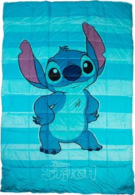 Κουβερτοπάπλωμα Μονό (160x250) Dimcol Lilo & Stitch Sky Blue