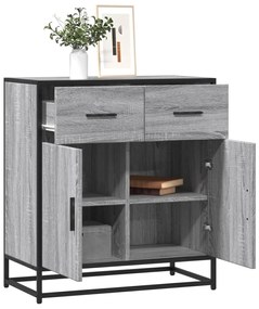 vidaXL Συρταριέρα Γκρι sonoma 68x35x76 cm Ξύλινο μηχανουργικό ξύλο
