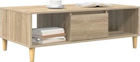 vidaXL Τραπεζάκι σαλονιού Δρύς Sonoma 102 x 55 x 35 εκ
