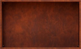 vidaXL Γλάστρα Κήπου 2 τμχ. Σκ rusty 50 x 30 x 49 εκ