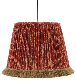 Φωτιστικό Οροφής Saxon Ornament CL50350 ø35xø45xH30 Red-Beige MindTheGap Metal, Fabric