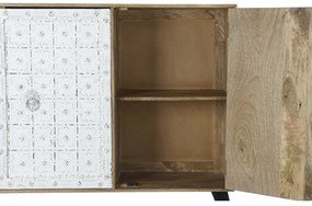 Σκευοθήκη DKD Home Decor   Λευκό Φυσικό Ξύλο από Μάνγκο 165 x 45 x 100 cm