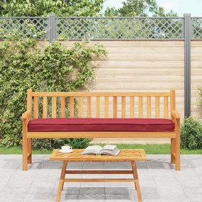 vidaXL Μαξιλάρι Παλέτας για Πάγκο Μπορντό 180x40x8 cm Ύφασμα Oxford