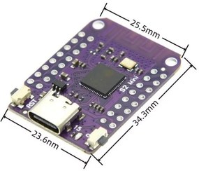 WeMos ESP32 S2 Mini WiFi Board 4MB Flash 2MB PSRAM MicroPython Arduino Compatible