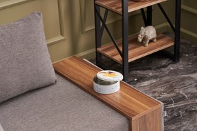 Πολυθρόνα Καφέ Αριστερή FLY 75x100x80