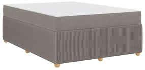 vidaXL Σκελετός Κρεβατιού Άλλο Taupe 140 x 200 cm ύφασμα