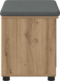 vidaXL Παγκάκι Χαλωρίου Τεχνίτικη Δρυς 60 x 38 x 46 εκ
