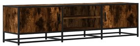 vidaXL Έπιπλο Τηλεόρασης Καπνιστή Δρυς 160x35x41 εκ Επεξ. Ξύλο/Μέταλλο