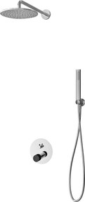 Karag Joan Marmo 24668-SET Nero - Εντοιχιζόμενο σύστημα ντους 2 εξόδων