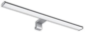 Απλίκα Φωτιστικό Τοίχου Μπάνιου LED 12W IP44 4000K 60x12 Lumen-3-601216-Ασημί 3-601216