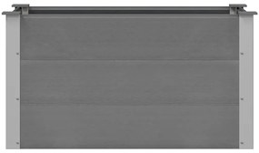 vidaXL Ζαρντινιέρα Υπερυψωμένη Γκρι 100 x 50 x 54 εκ. από WPC