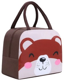 Τσάντα Φαγητού Ισοθερμική 5lt Oxford Brown Bear Amber 19x13x22εκ. AM3003-6