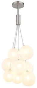 Κρεμαστό Φωτιστικό Οροφής 9xG9 LED Globo Lighting-56144-9HN-Νίκελ Ματ 56144-9HN
