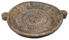 PARAT ΔΙΣΚΟΣ ΞΥΛΟ ΚΑΦΕ 55x44xH8cm - 029886