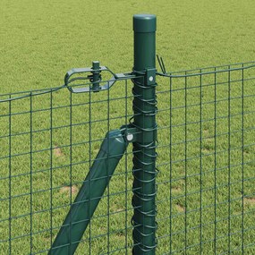 vidaXL 10 x 1 m PVC-Επικαλυμμένο Ατσάλι Πράσινο Δίχτυ