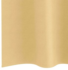 vidaXL Κουρτίνες με κουρτίνες 2 pcs Μπεζ 175x140εκ. Πολυεστέρας