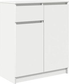 vidaXL Συρταριέρα με Συρτάρια Λευκή 71x35x84 εκ. από Επεξ. Ξύλο