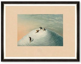 Κάδρο The Ascent Of MontBlanc IV FA13480 80x60cm Multi MindTheGap Horizontal Wood, Glass