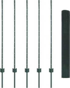 vidaXL Τεντώτο με στήριγμα Πράσινο