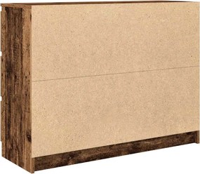 VidaXL Sideboard Παλιό ξύλο 100x35x76 cm Ξύλο μηχανής