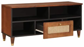 vidaXL Ντουλάπες &amp; ράφια αποθήκευσης μέσων Καφέ 100 x 33.5 x 46 εκ