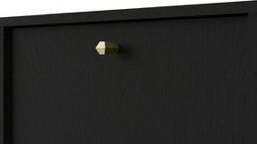 Μπουφές Siera 2F-Μαύρο