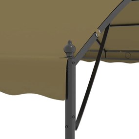 vidaXL Κιόσκι Taupe 4 x 3 x 2,6 μ. 180 γρ/μ²