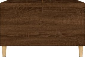 vidaXL Δισκοθήκη Καφέ Δρυς 74,5 x 38 x 48 εκ. από Επεξεργασμένο Ξύλο