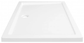 vidaXL Βάση Ντουζιέρας Ορθογώνια Λευκή 70 x 100 εκ. από ABS