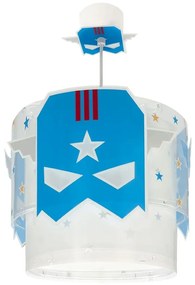 Φωτιστικό Οροφής Blue Hero 61812 27x27x9cm 1xE27 15W White-Blue Ango
