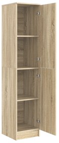 vidaXL Μπουφές Sonoma oak Μοριοσανίδες με φινίρισμα σε χρώμα Sonoma oak