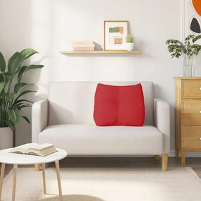 vidaXL Μαξιλάρι Πλάτης Κόκκινο 60 x 24 x 50 εκ ύφασμα