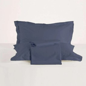 Σεντόνι Με Λάστιχο True Col 4229 Denim Kentia Μονό 100x225cm 100% Cotton Percale