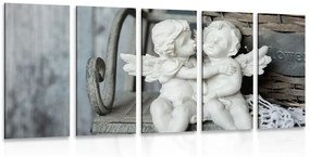 5 μέρη εικόνα αγαλματίδια αγγέλων στον πάγκο - 200x100