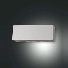 Φωτιστικό Τοίχου - Απλίκα Led Trigg 6786-02-844 Silver Fabas Luce Αλουμίνιο