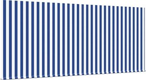 vidaXL Σκηνίτσα Αναδιπλούμενη Μπλε και άσπρο 300 x 250 εκ