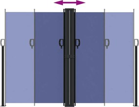 vidaXL Σκίαστρο Πλαϊνό Συρόμενο Μπλε 180 x 1200 εκ.