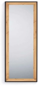Καθρέπτης Τοίχου Bianka 1610298 50x150cm Natural-Black Mirrors &amp; More Mdf, Glass