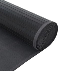 vidaXL Χαλί Ορθογώνιο Γκρι 100 x 300 εκ. Μπαμπού