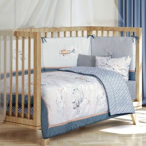 Κουβερλί Κούνιας (110x150) 2 Όψεων Greenwich Polo Club Baby 8852