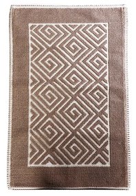 LABYRINTH BROWN ΧΑΛΙ 90% COTTON/10% POLYESTER 50Χ80ΕΚ | Συσκευασία 3 τμχ