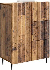 vidaXL Πλαϊνό γραφείο Παλαιωμένο ξύλο 66 x 34,5 x 92 cm