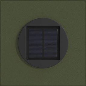 vidaXL Ηλιακό LED Φως Δρόμου 2 pcs Θερμό λευκό 18 x 18 x 80 εκ.