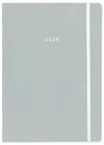 Next ημερολόγιο 2025 Pastel ημερήσιο flexi γκρι με λάστιχο 12x17εκ.  τμχ.