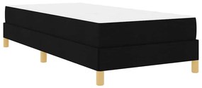vidaXL Κρεβάτι με ελατήρια Μαύρο, Καφέ 80 x 200 cm