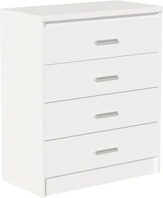 Σετ Κρεβατοκάμαρας Olympus White με Κρεβάτι 140x200εκ Σετ 4τεμ
