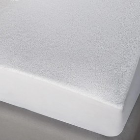 Προστατευτικό Στρώματος Αδιάβροχο White Melinen King Size 180x240cm Βαμβάκι-Πολυέστερ