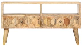 vidaXL Έπιπλο Τηλεόρασης 90 x 30 x 50 εκ. από Μασίφ Ξύλο Μάνγκο