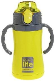 Ecolife Θερμός Παιδικός Kids Thermos Yellow 300ml Κίτρινο 33-BO-2998